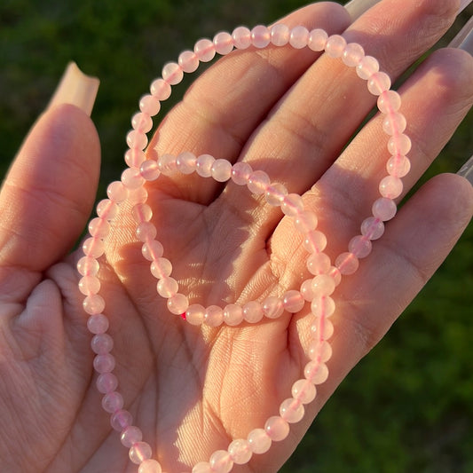 “Pink Lemonade” Rose Quartz Bracelets