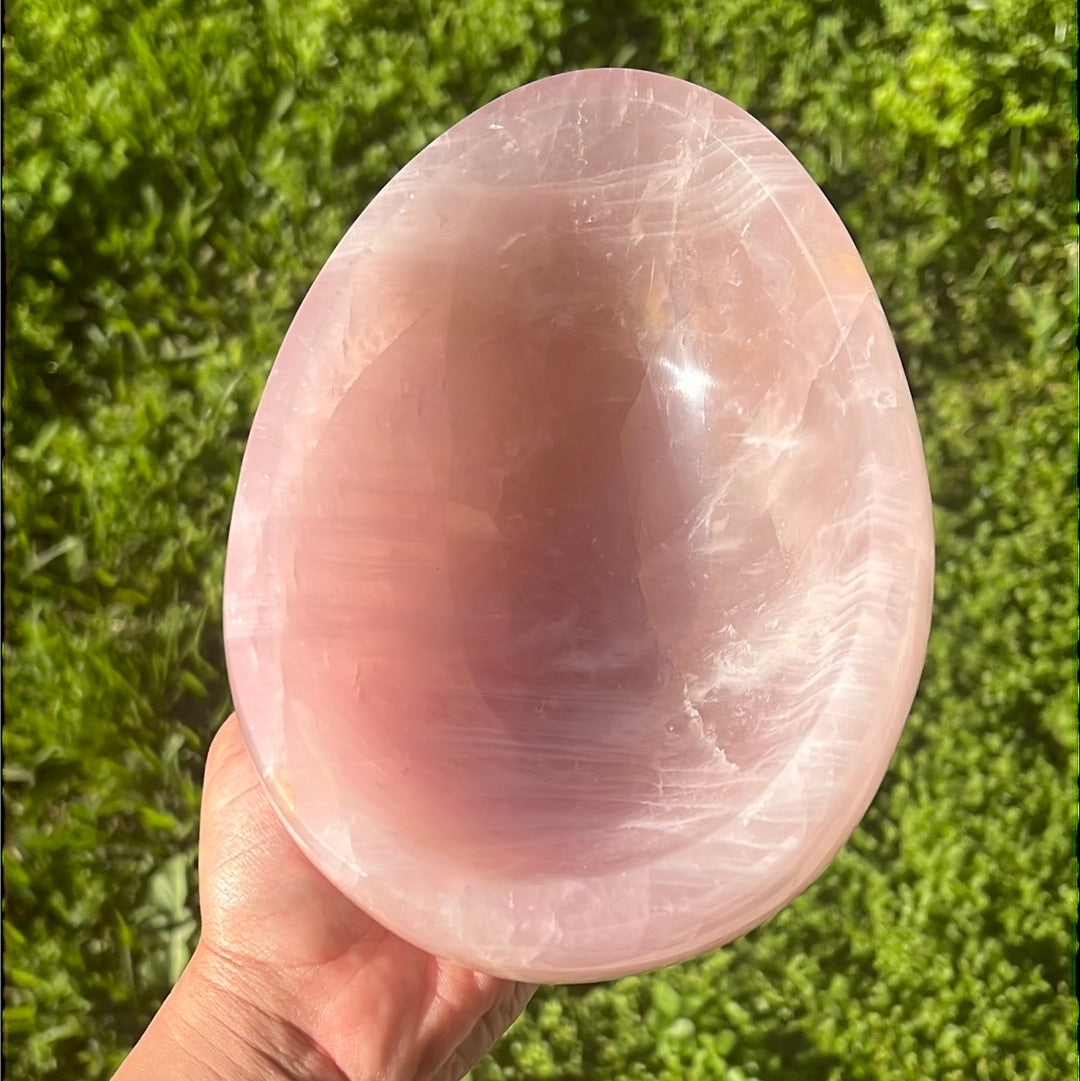 Large Rose Quartz Bowl RQB