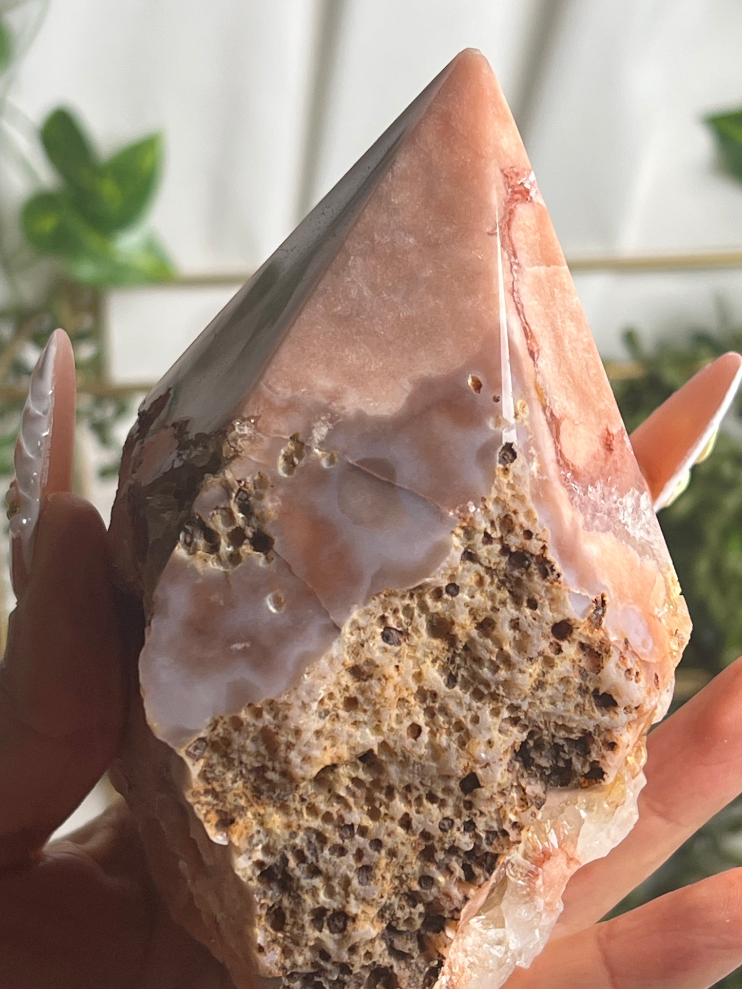 “Fae Festival” Pink Amethyst Top Polished Towers