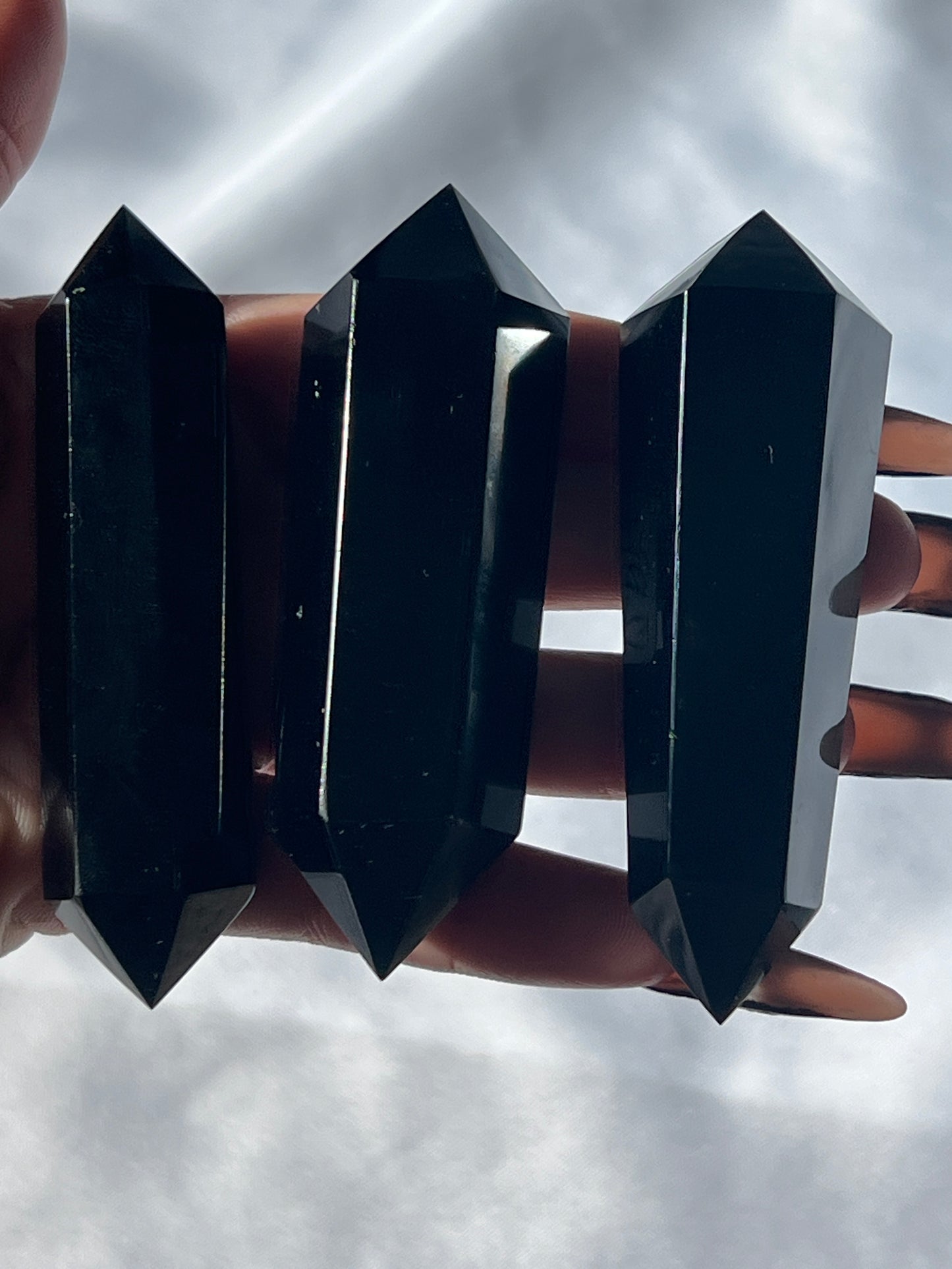 “Tools of Isis” Black Obsidian DT Points