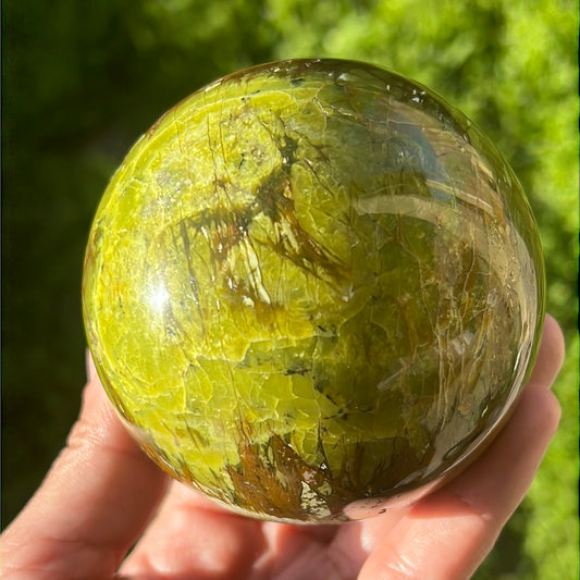 Green Opal Sphere LG