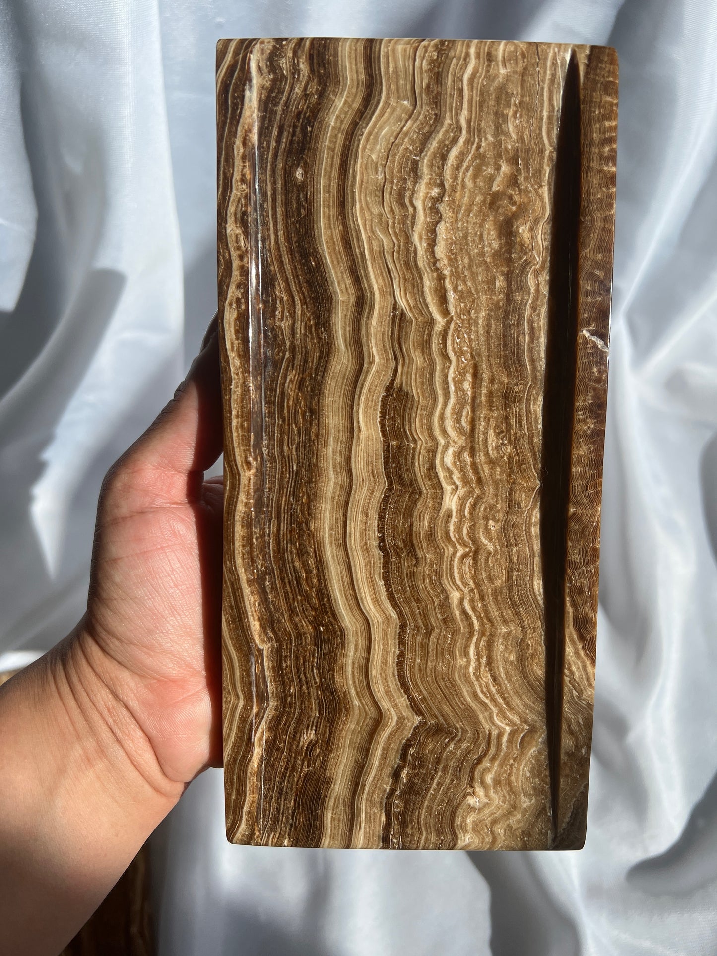 “Chocolat” Chocolate Calcite Trays