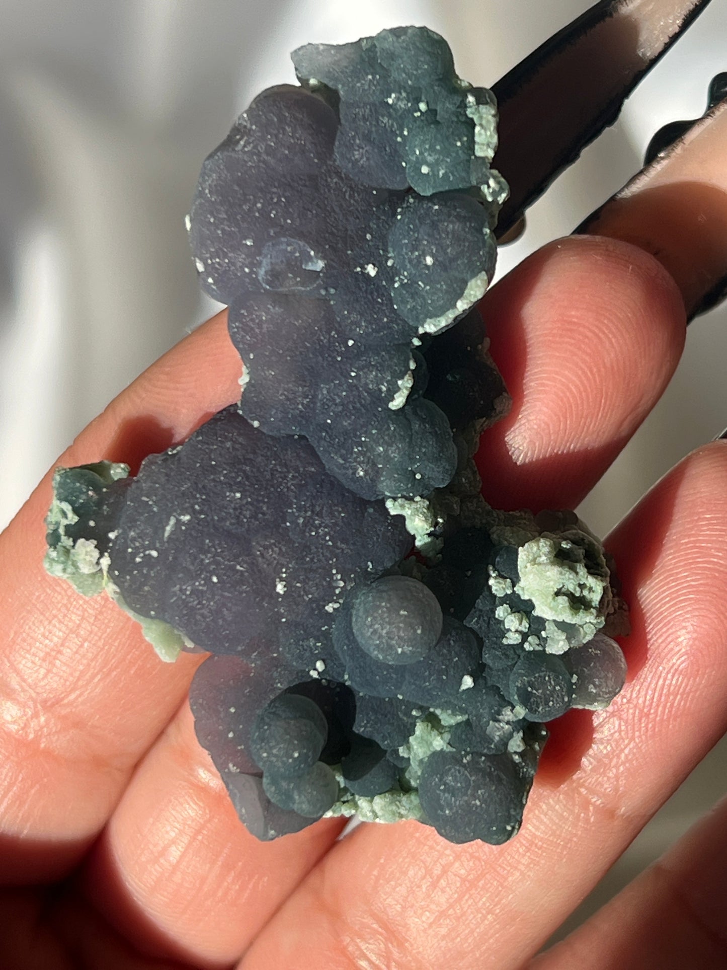 “Galactic Glitz” Grape Agate Clusters