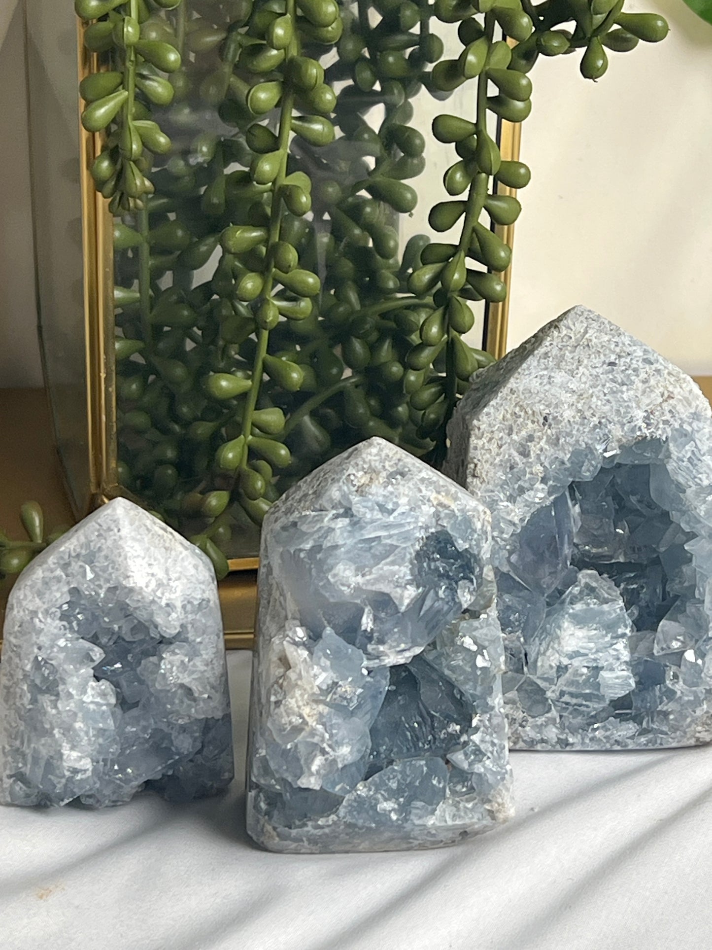 “Angelic” Celestite Towers