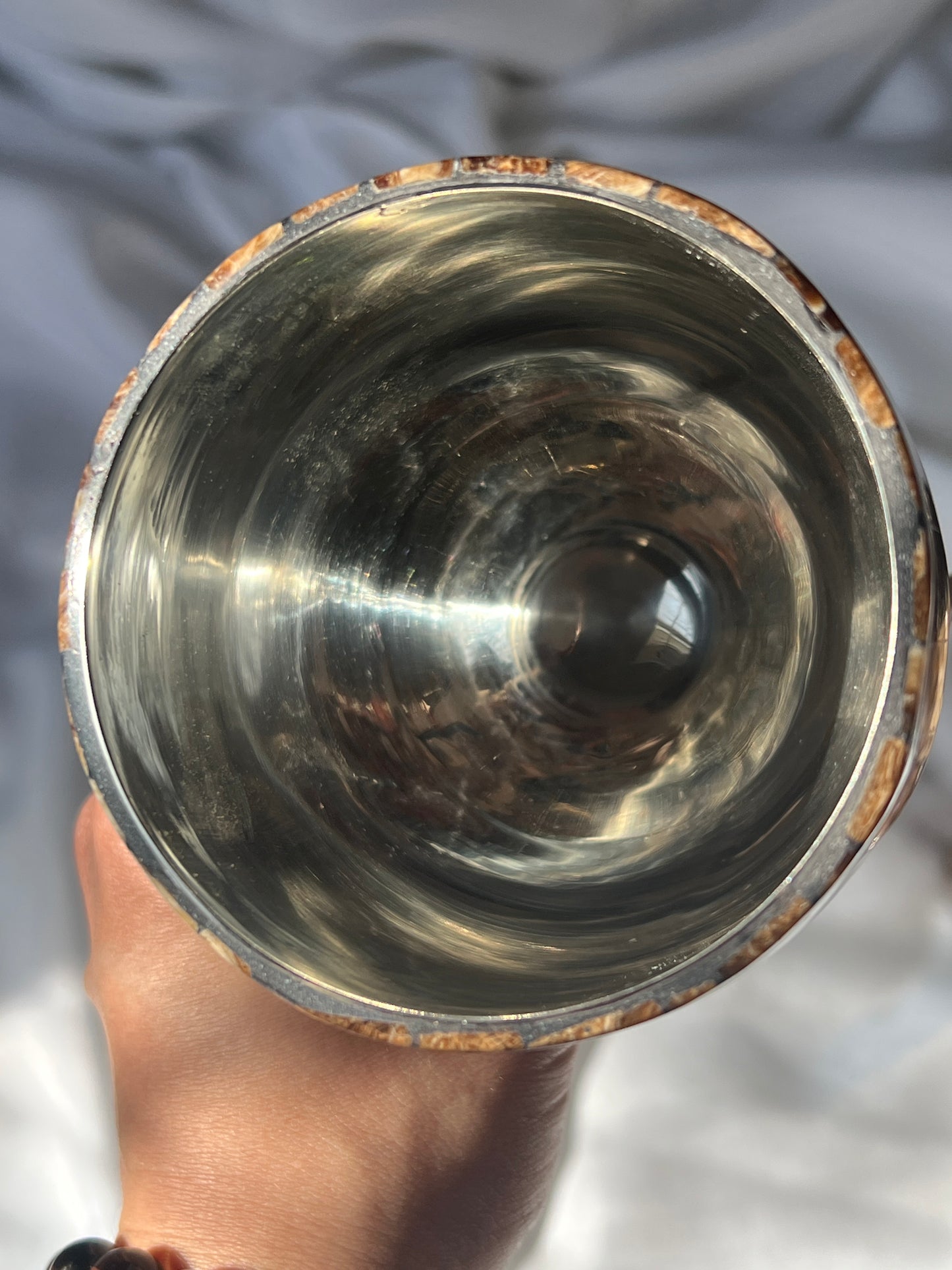 “Great Hall” Chocolate Calcite Goblets