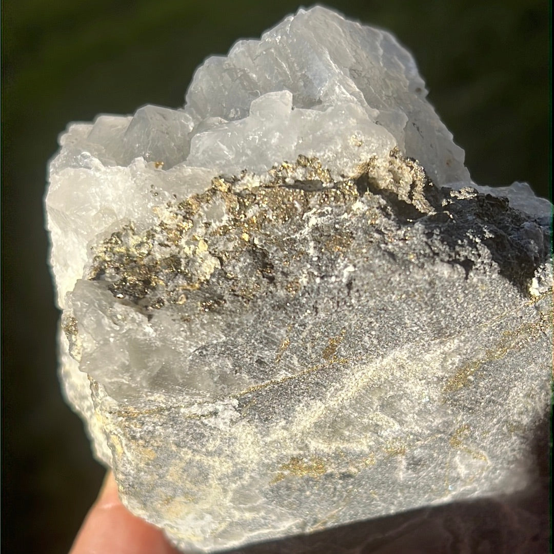 "Cuboid" Self-Standing Green Gray Xianghualing Fluorite Cluster