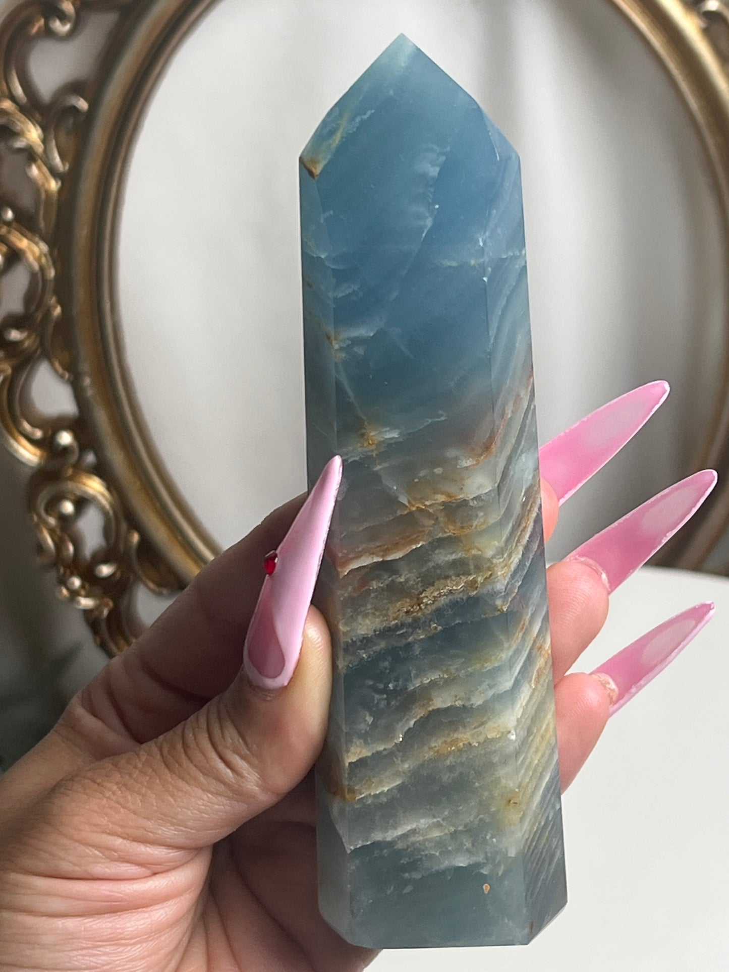 “Whispering Waves” Blue Onyx Towers