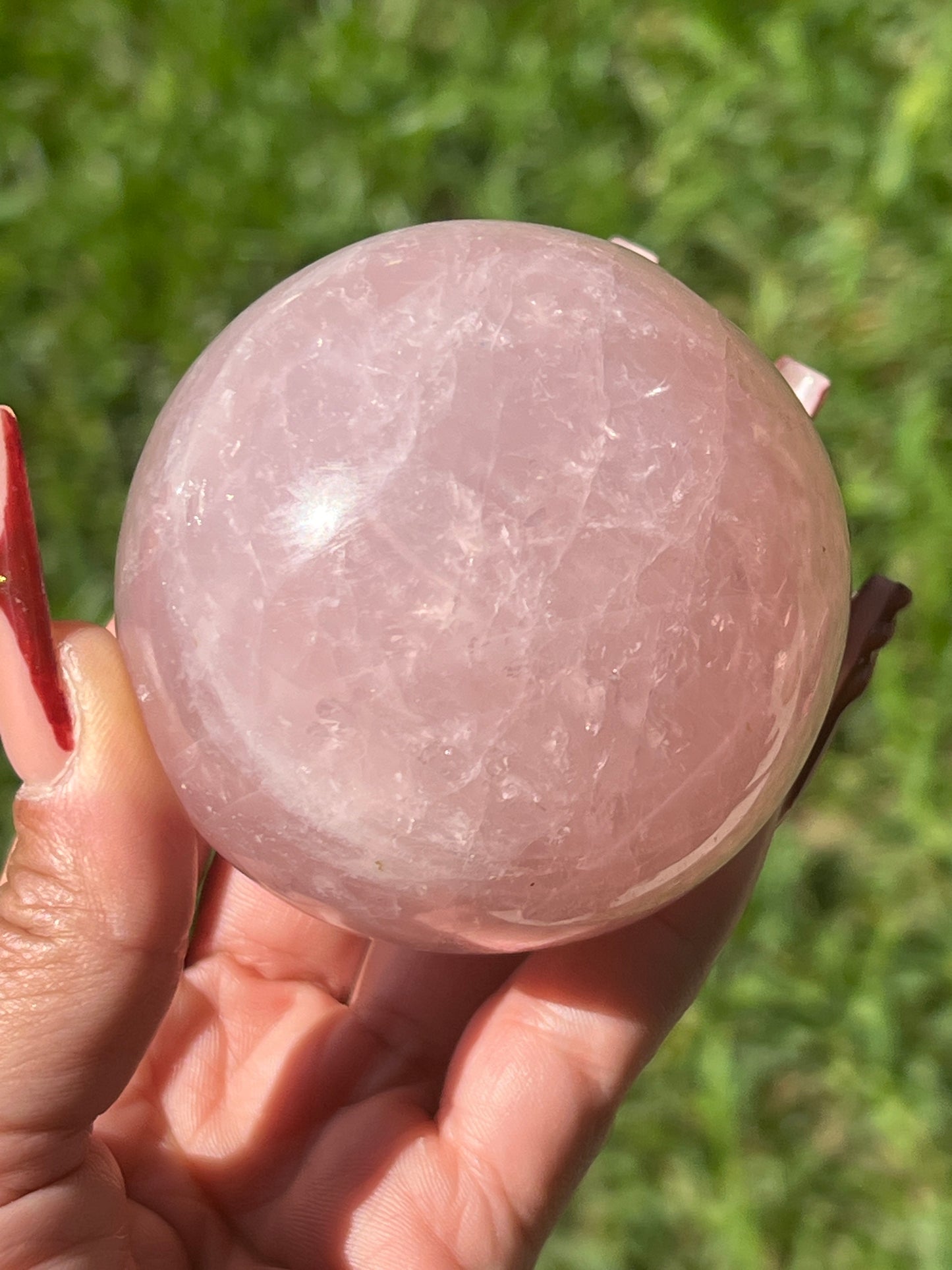 “Posh” Juicy Rose Quartz Spheres