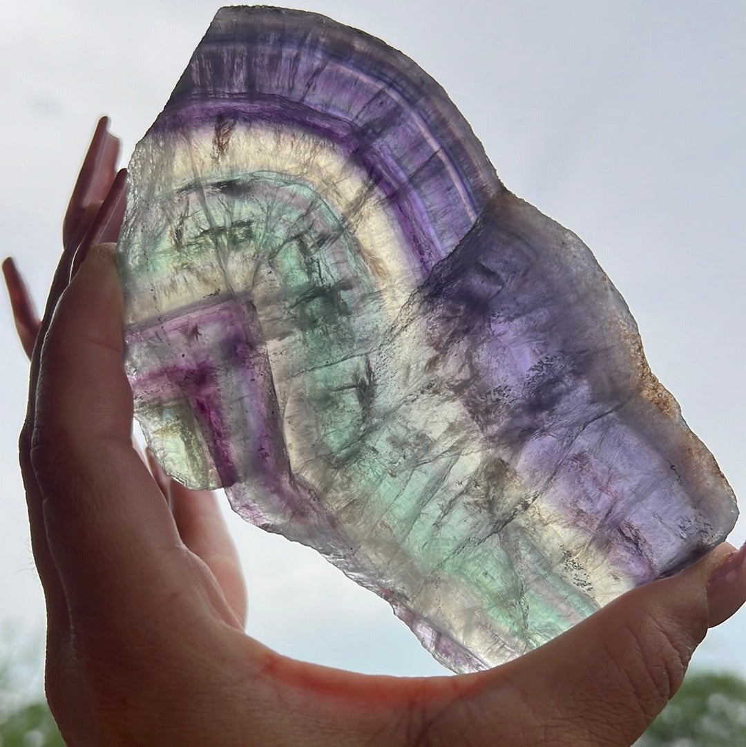 Rainbow Fluorite Slabs