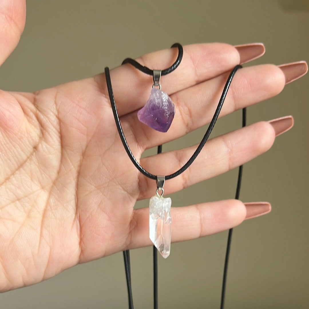 Raw Crystal Necklaces