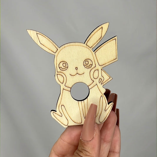 Wooden Pikachu Sphere Holder