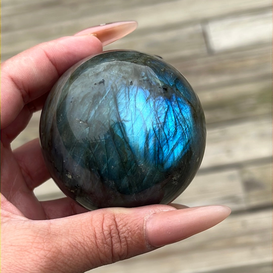 “ Dexter’s Lab” Labradorite Spheres