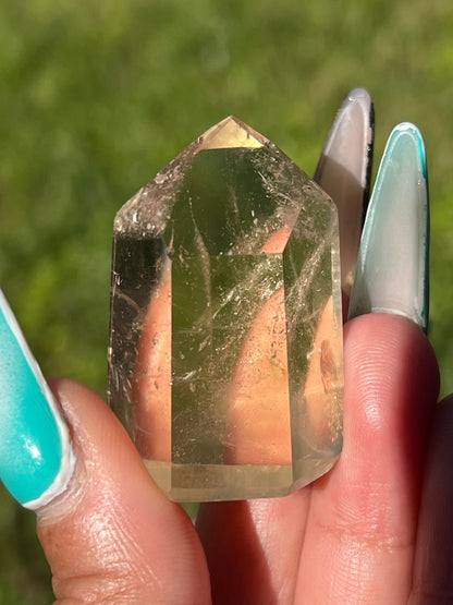 “Positively Glowing” Small Pale Citrine Points