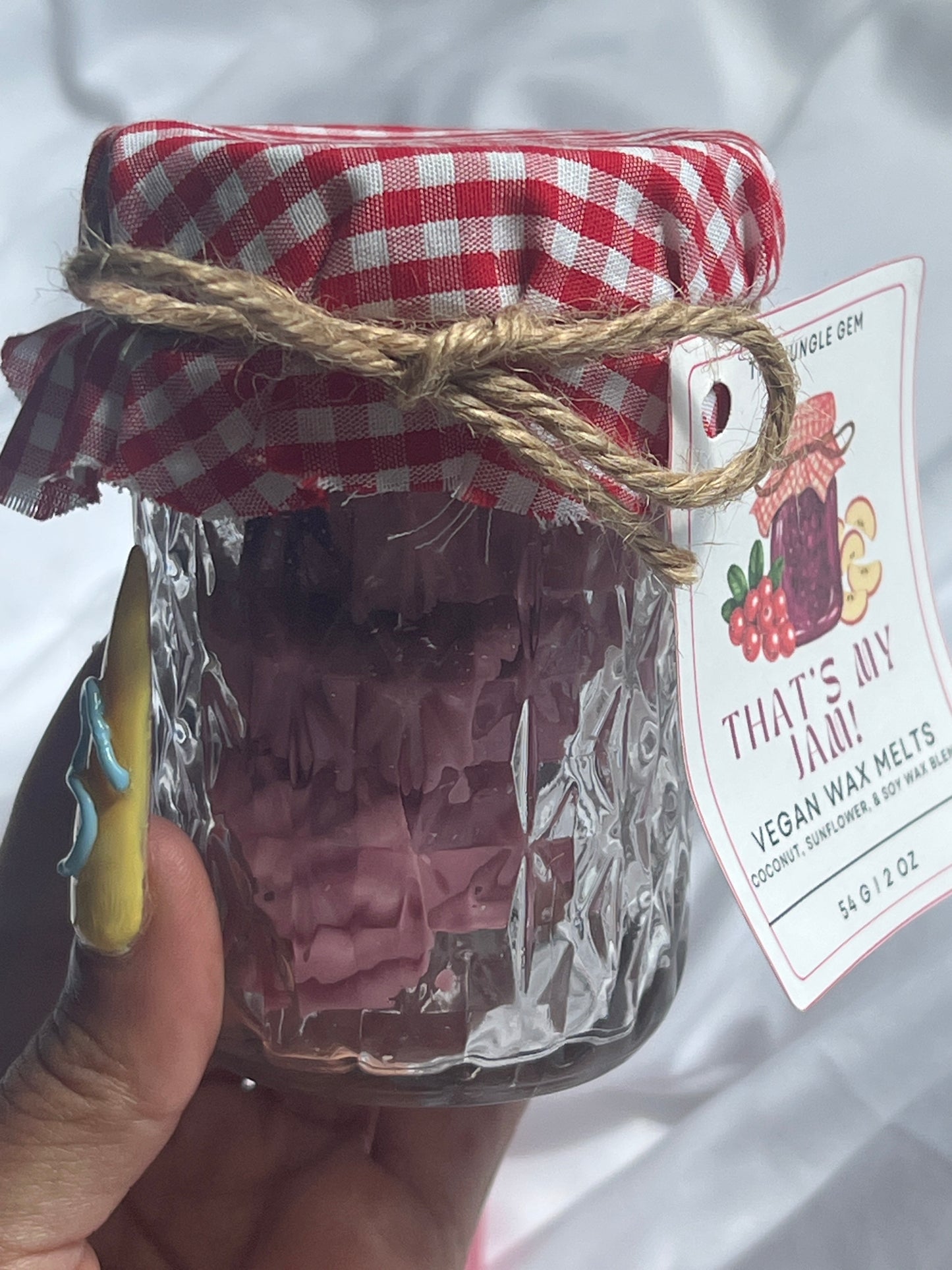 “That’s My Jam!” Vegan Wax Melt Jam Jar
