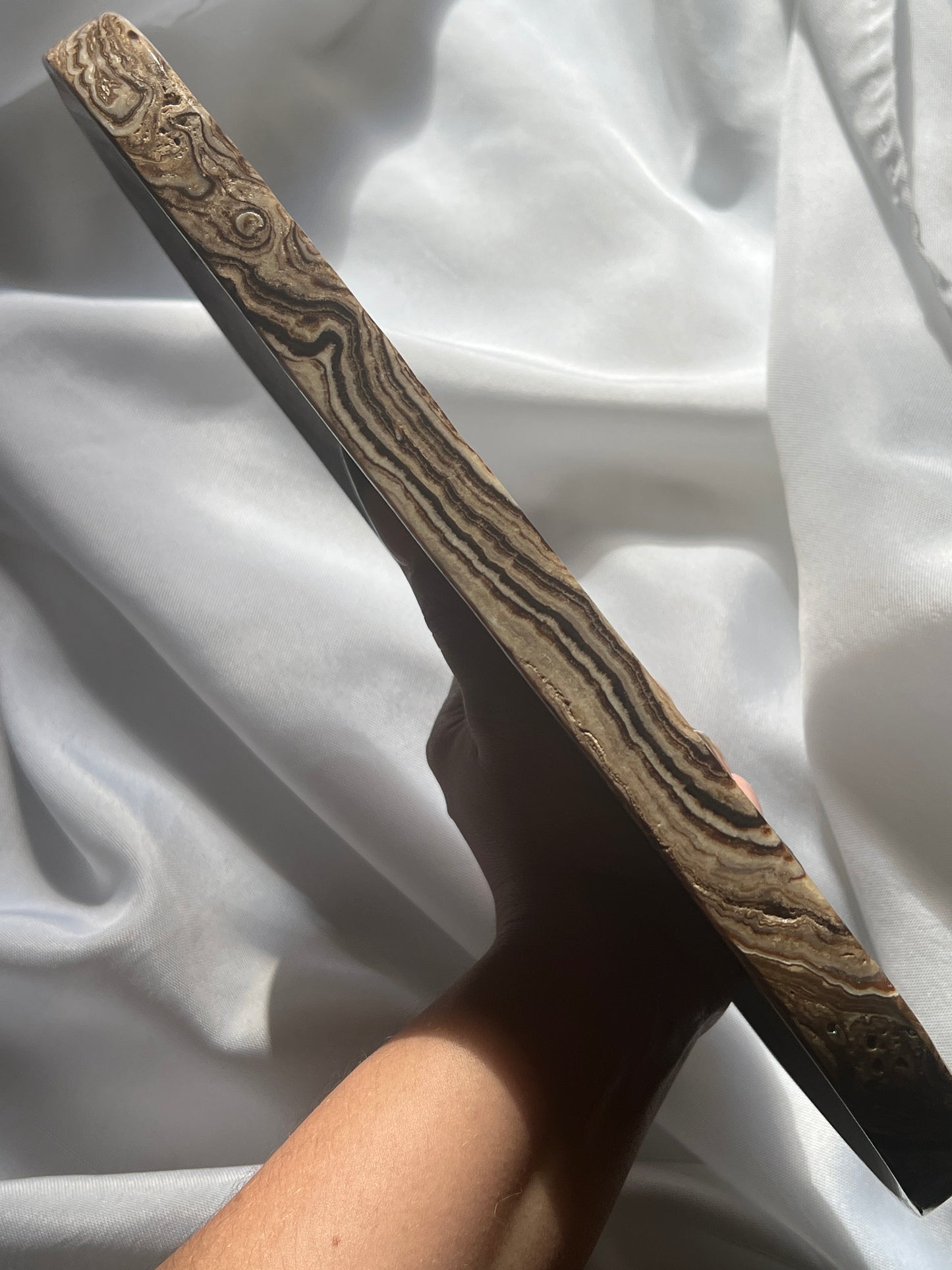 “Gingerbread” Chocolate Calcite Tray