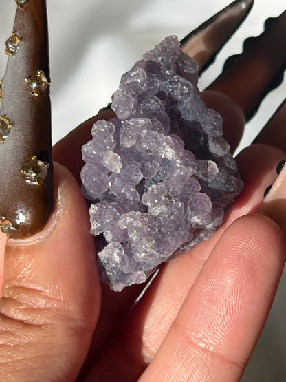 “Galactic Glitz” Grape Agate Clusters