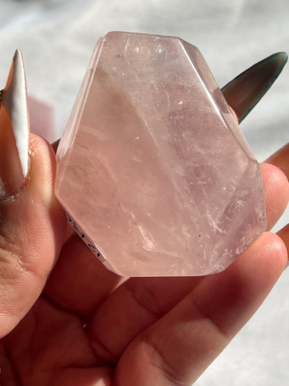 “Guava Juice” Rose Quartz Free Forms