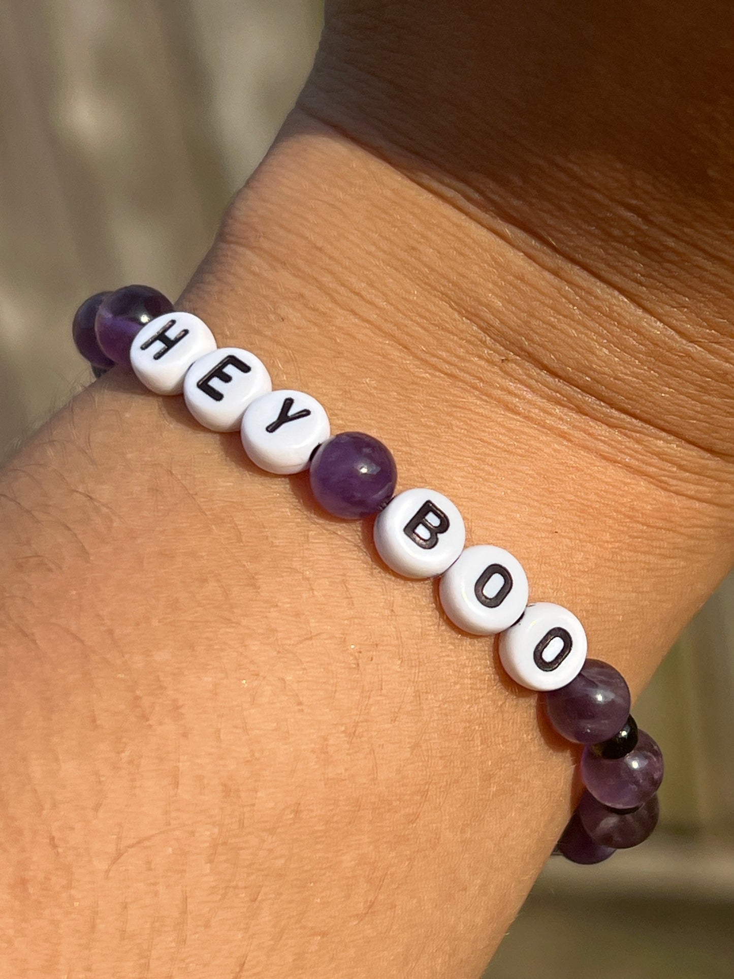 “Hey, Boo!” Amethyst Bracelet