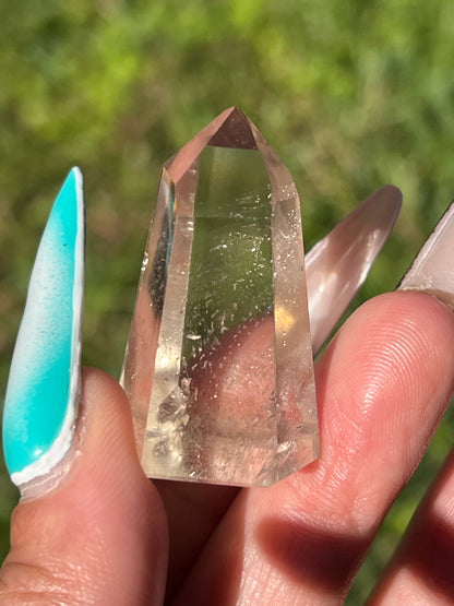 “Positively Glowing” Small Pale Citrine Points