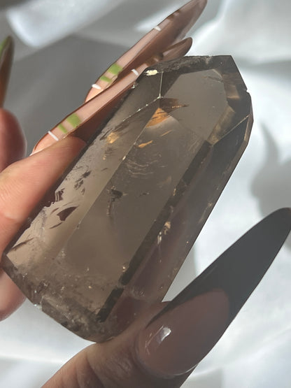 Small Champagne Smoky Quartz Towers