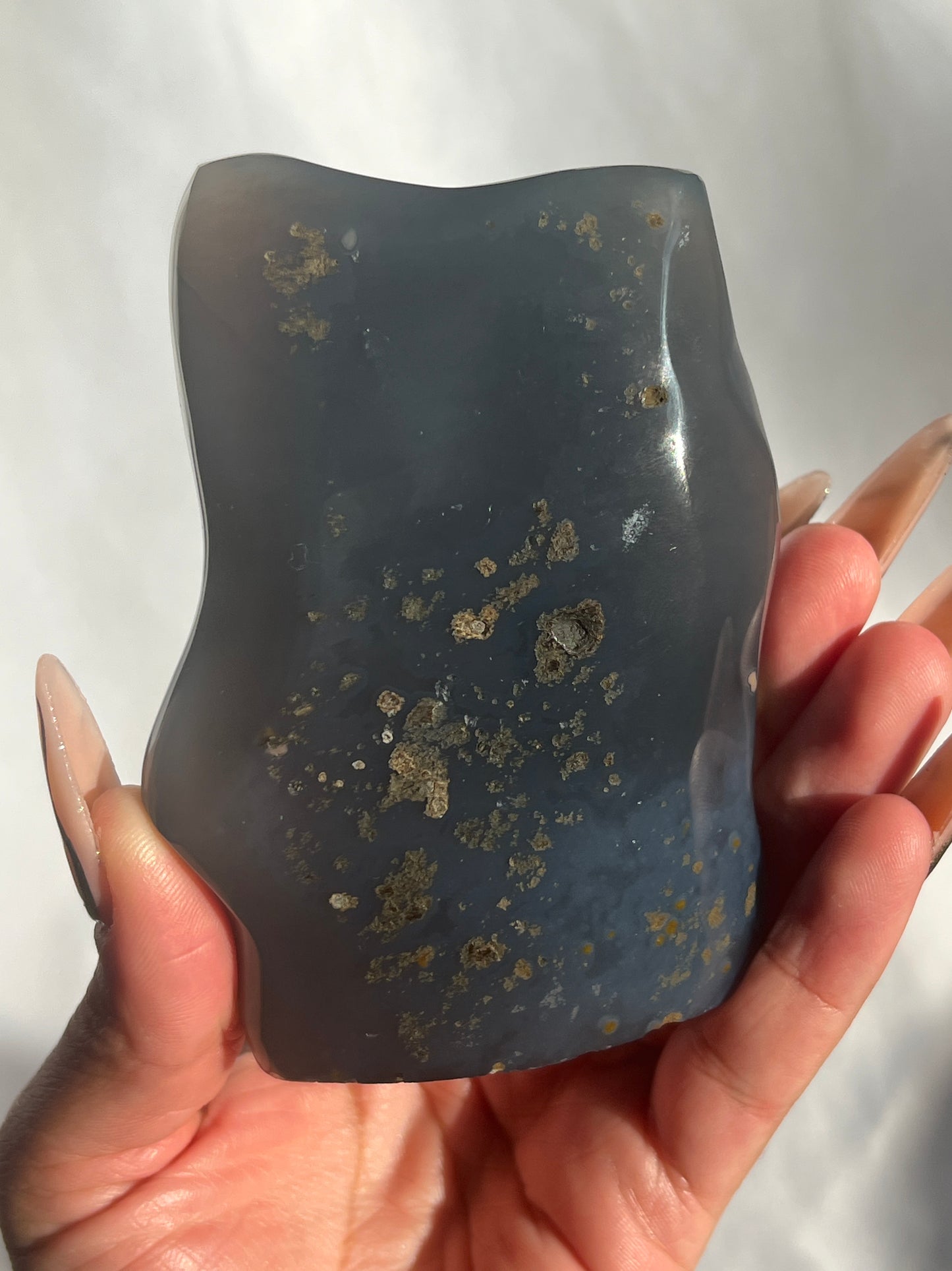 “Back to Black” Druzy Agate Free Form