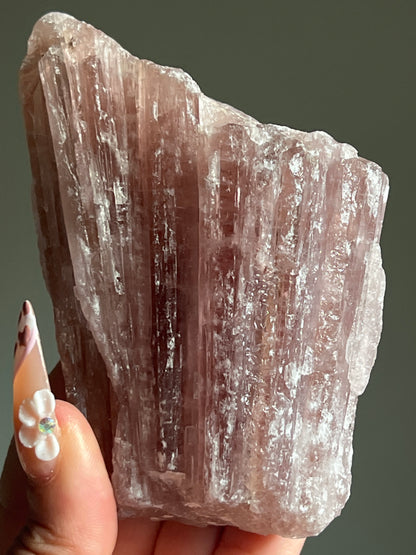 “Soft & Secure” Large Pink Tourmaline Chunk