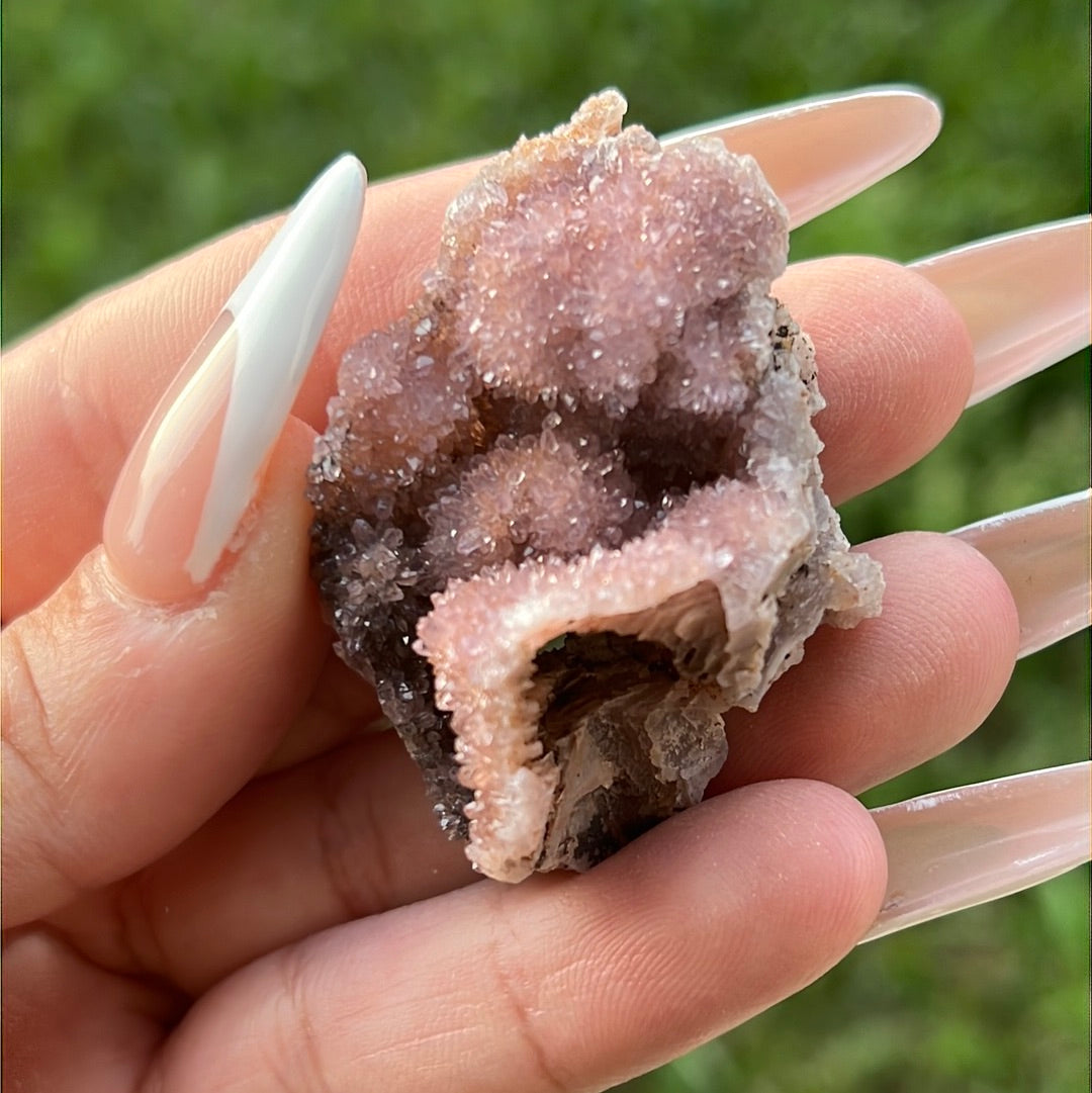 “Lavender Sugar” Small Alacam Amethyst Clusters