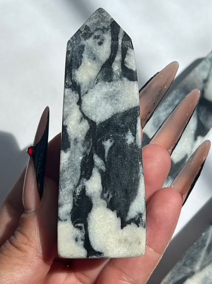 “Mummy Chunks” Shell Jasper Towers