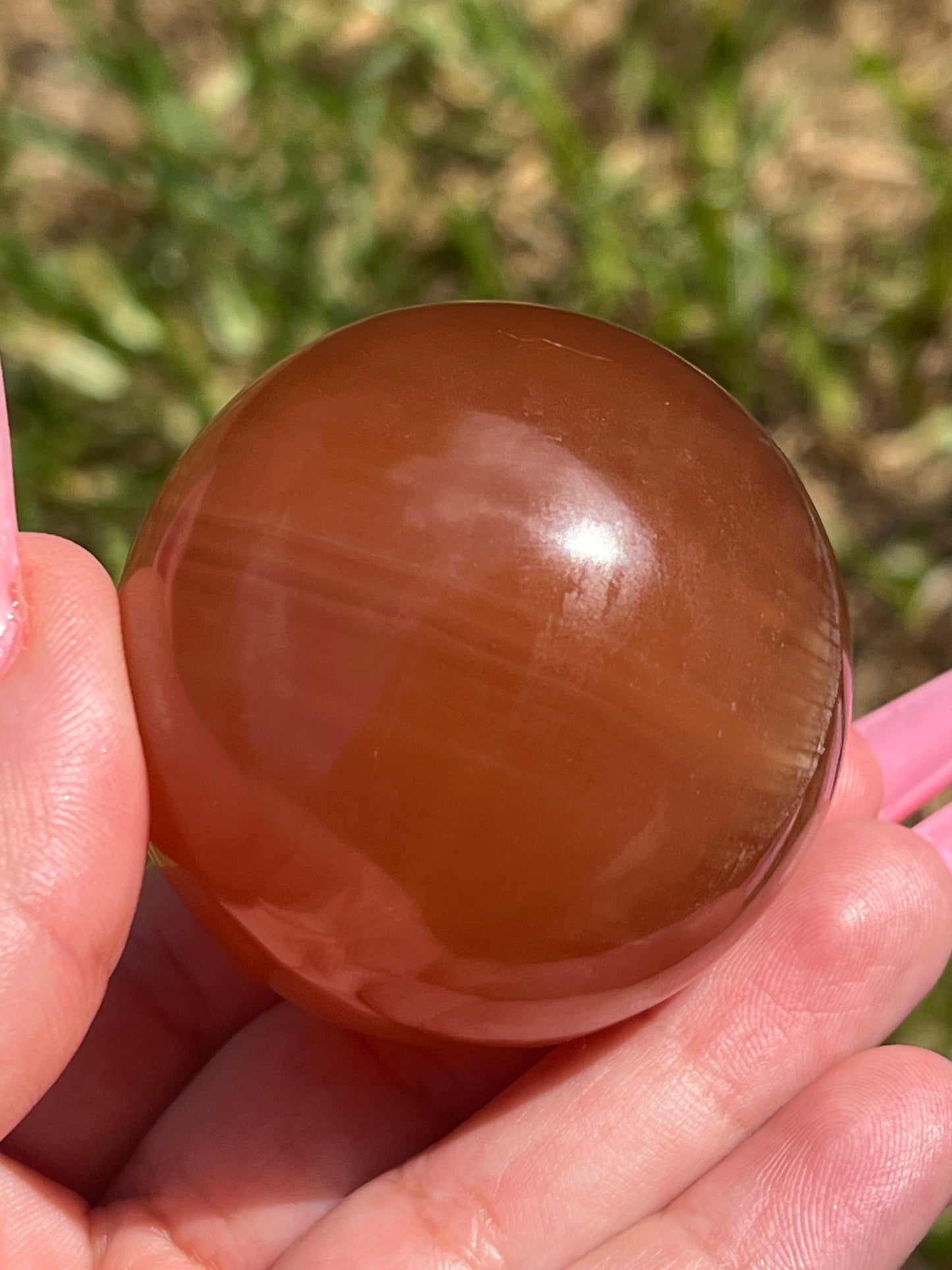 “Sweet Life ” Honey Calcite Spheres