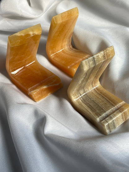 “You Rang?” Calcite Phone Holders