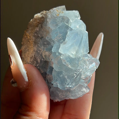 “Powder Blue” Small Celestite Clusters