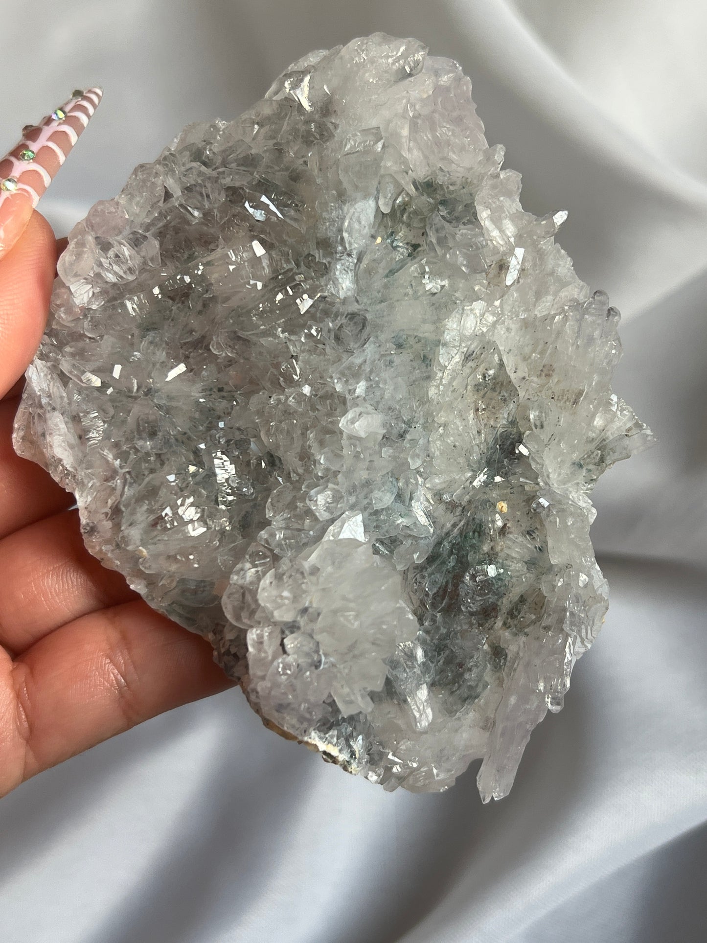 “Dewy Petals” Amethyst Flower Cluster