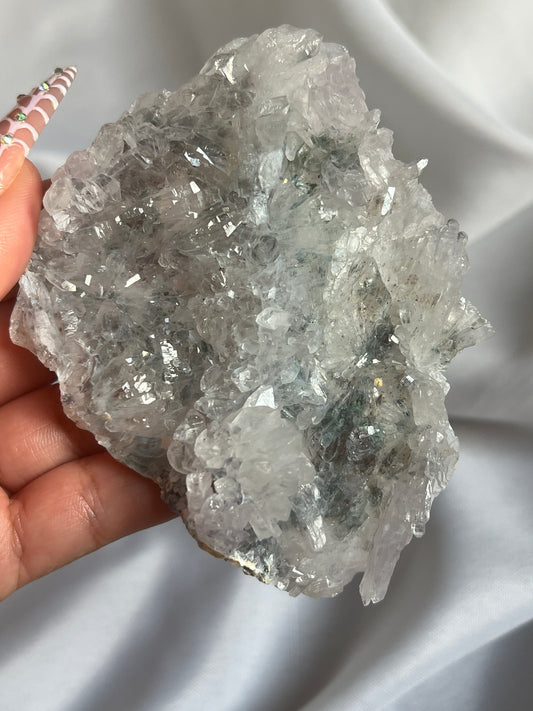 “Dewy Petals” Amethyst Flower Cluster