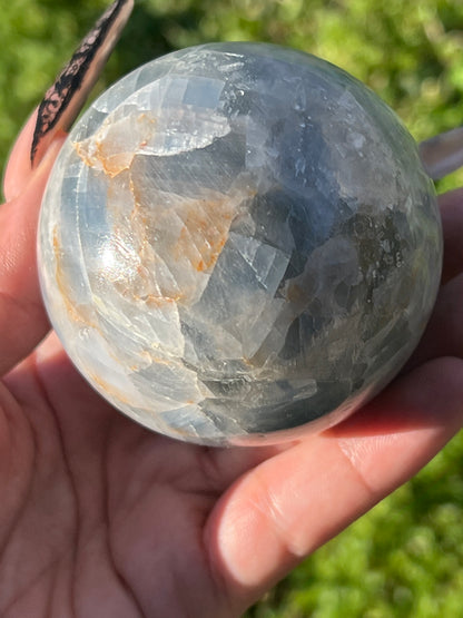 “Cool Down” Dark Blue Calcite Spheres