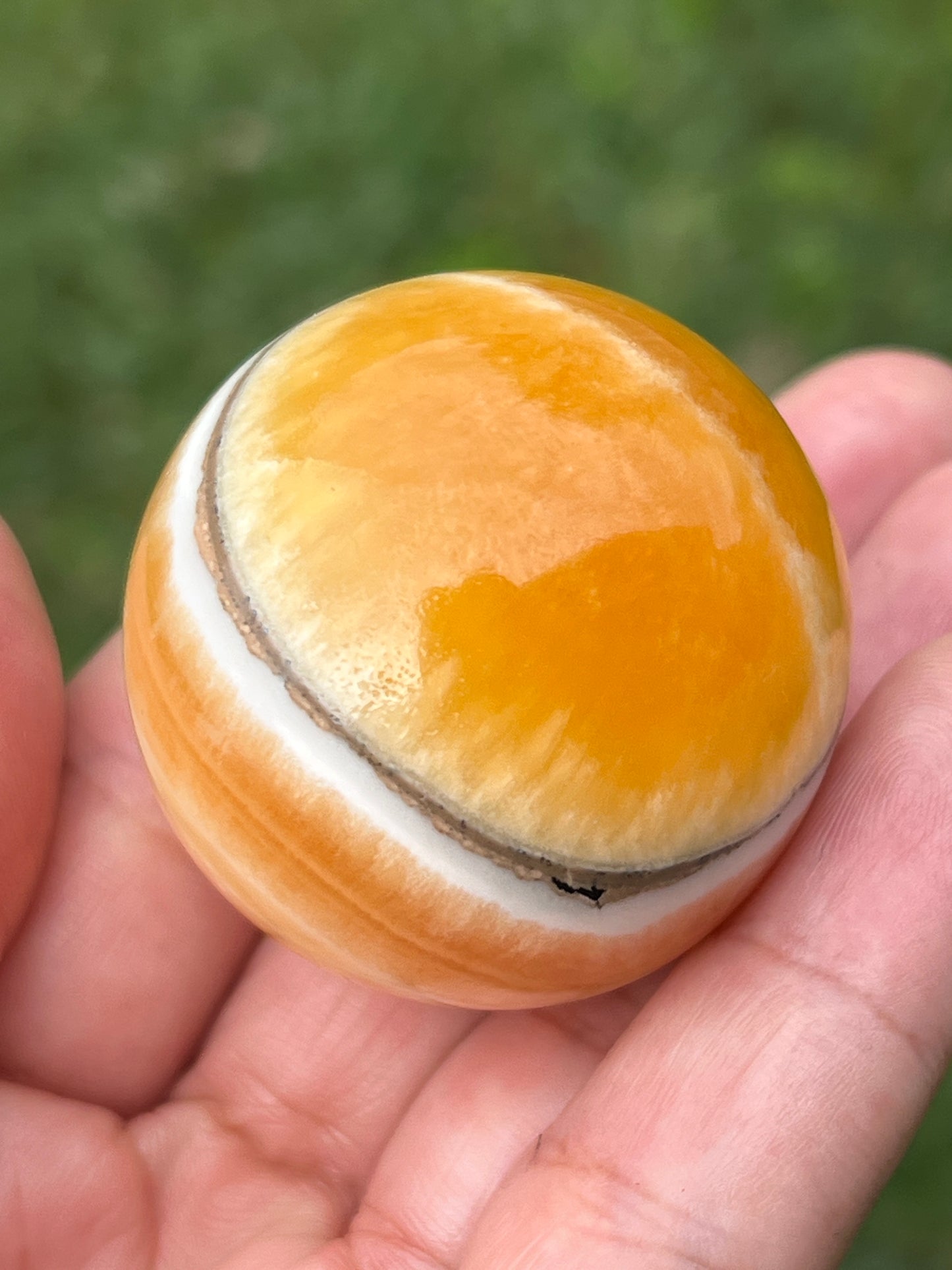 “Grecian Orange Grove” Orange Calcite Spheres