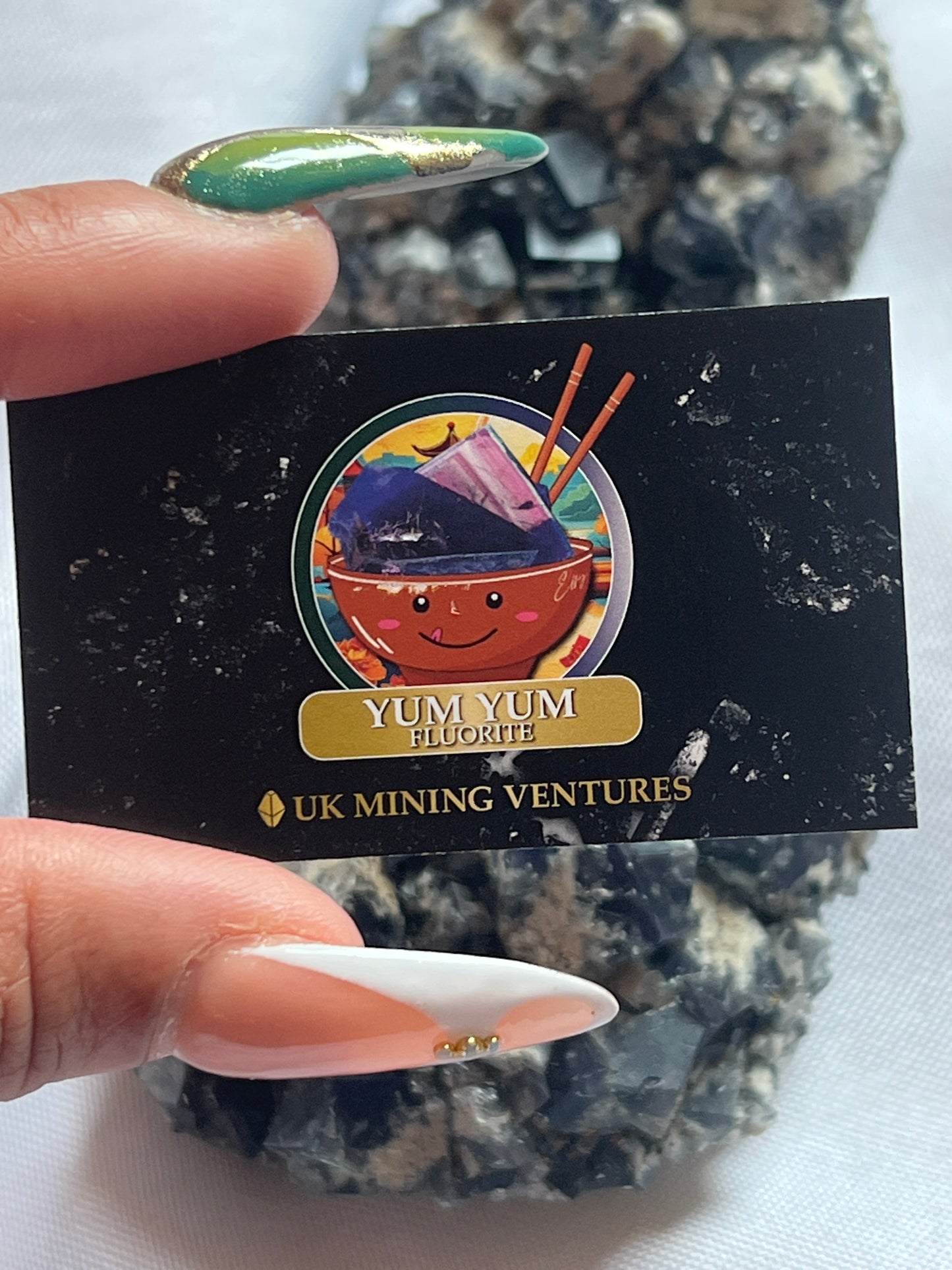 Yum Yum Pocket UK Fluorite Clusters