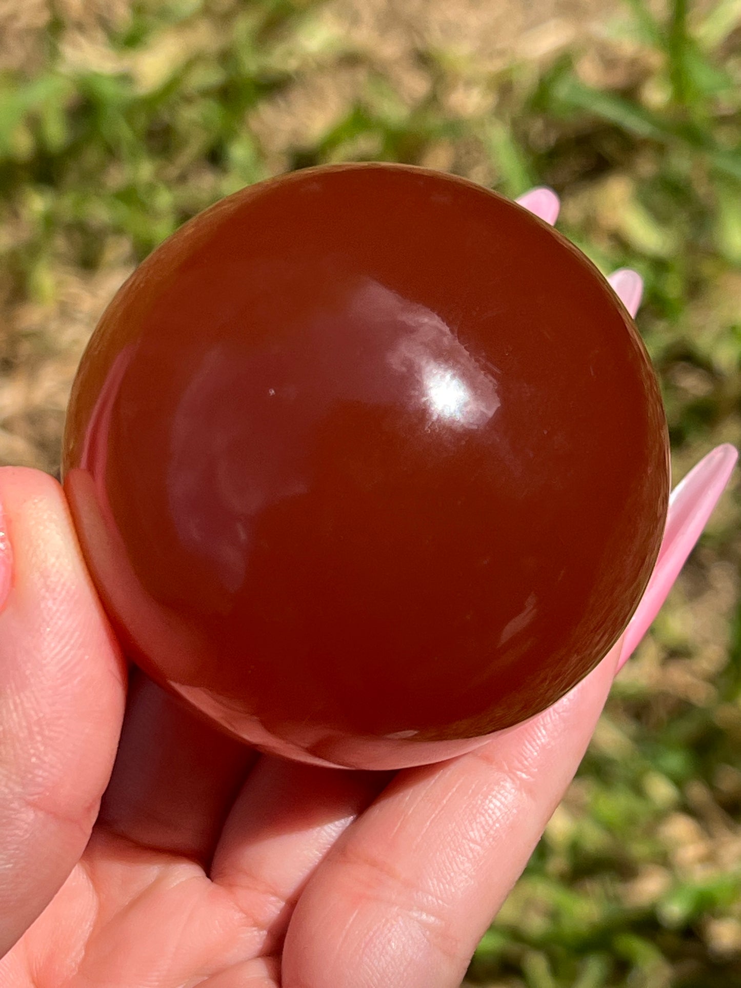 “Sweet Life ” Honey Calcite Spheres