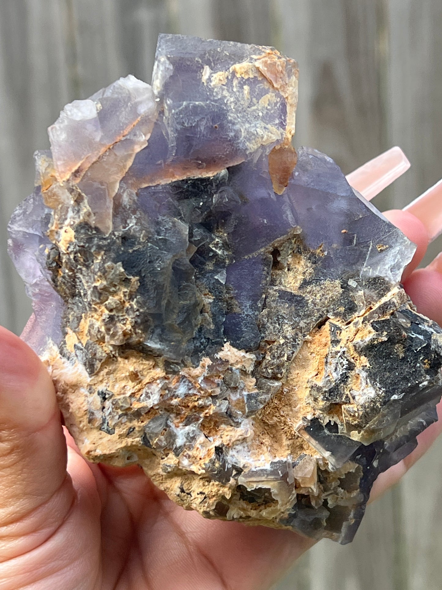 “Queen to Be” Balochistan Fluorite Cluster