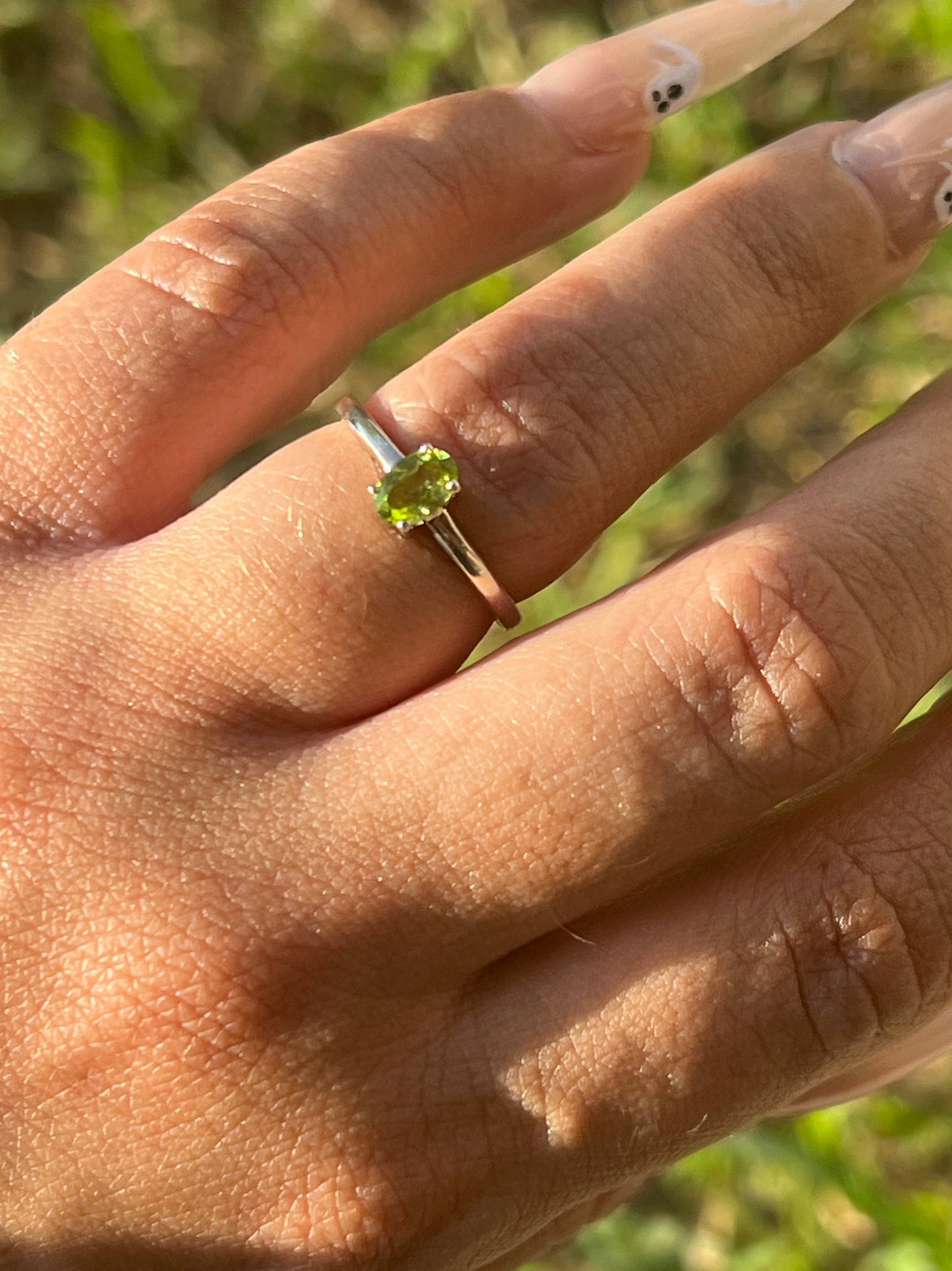 “Chartreuse Dreams” Peridot Rings