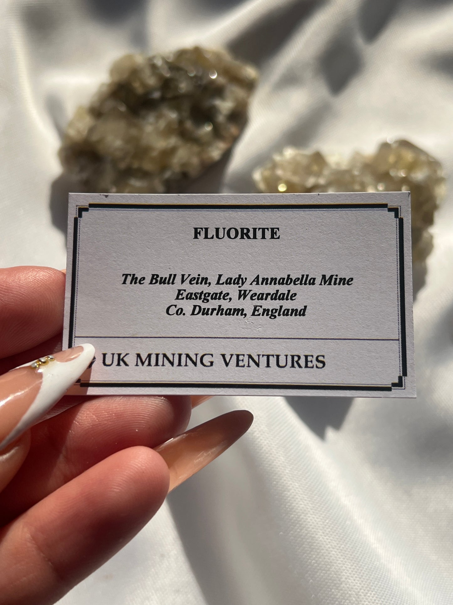 Bull Vein Pocket UK Fluorite Clusters