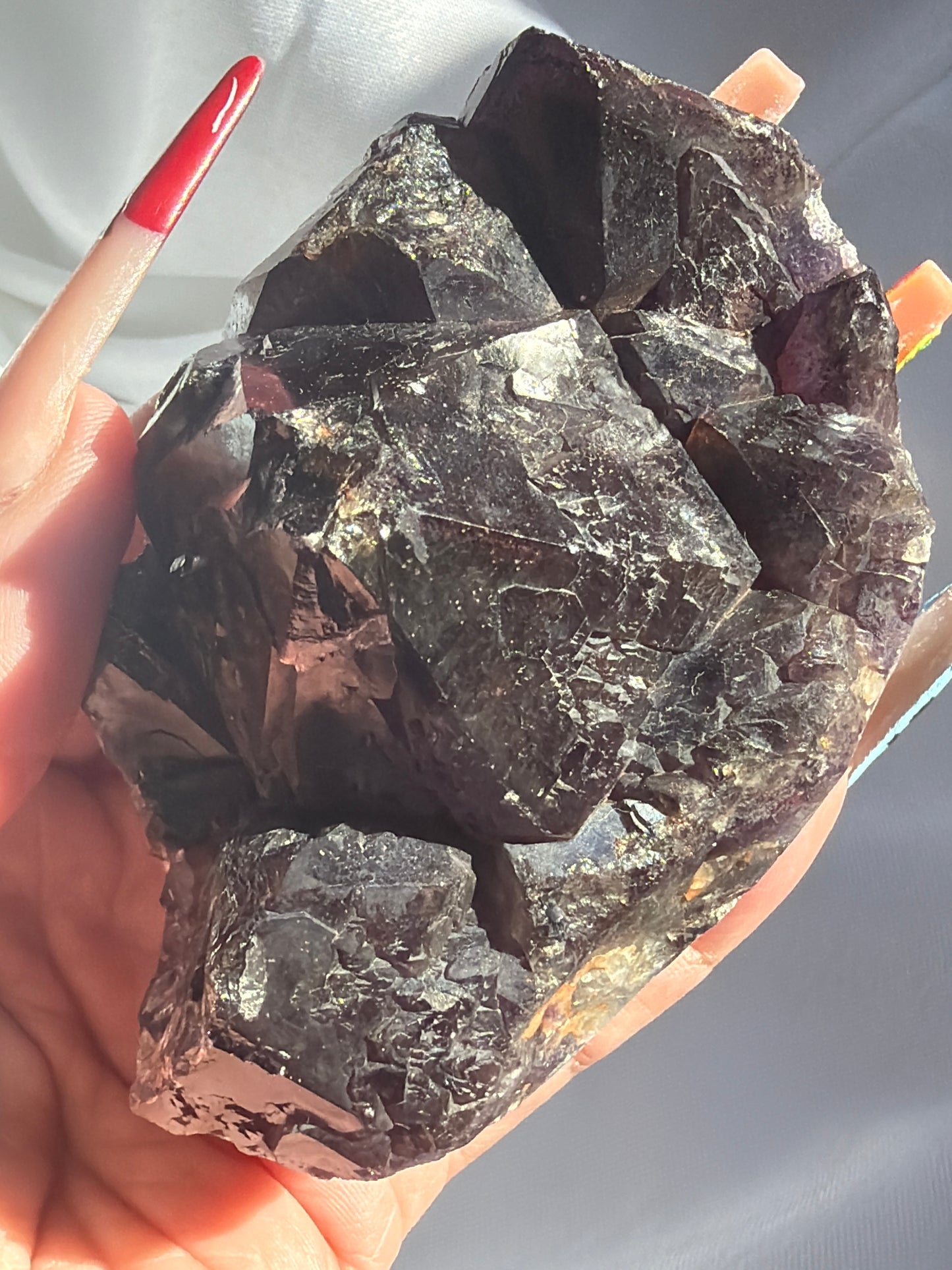 “Star Sailing” Extraterrestrial Amethyst Cluster