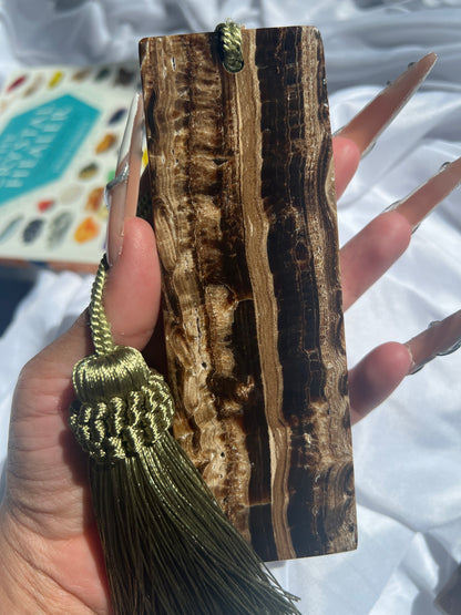 “Chocolat” Chocolate Calcite Bookmarks