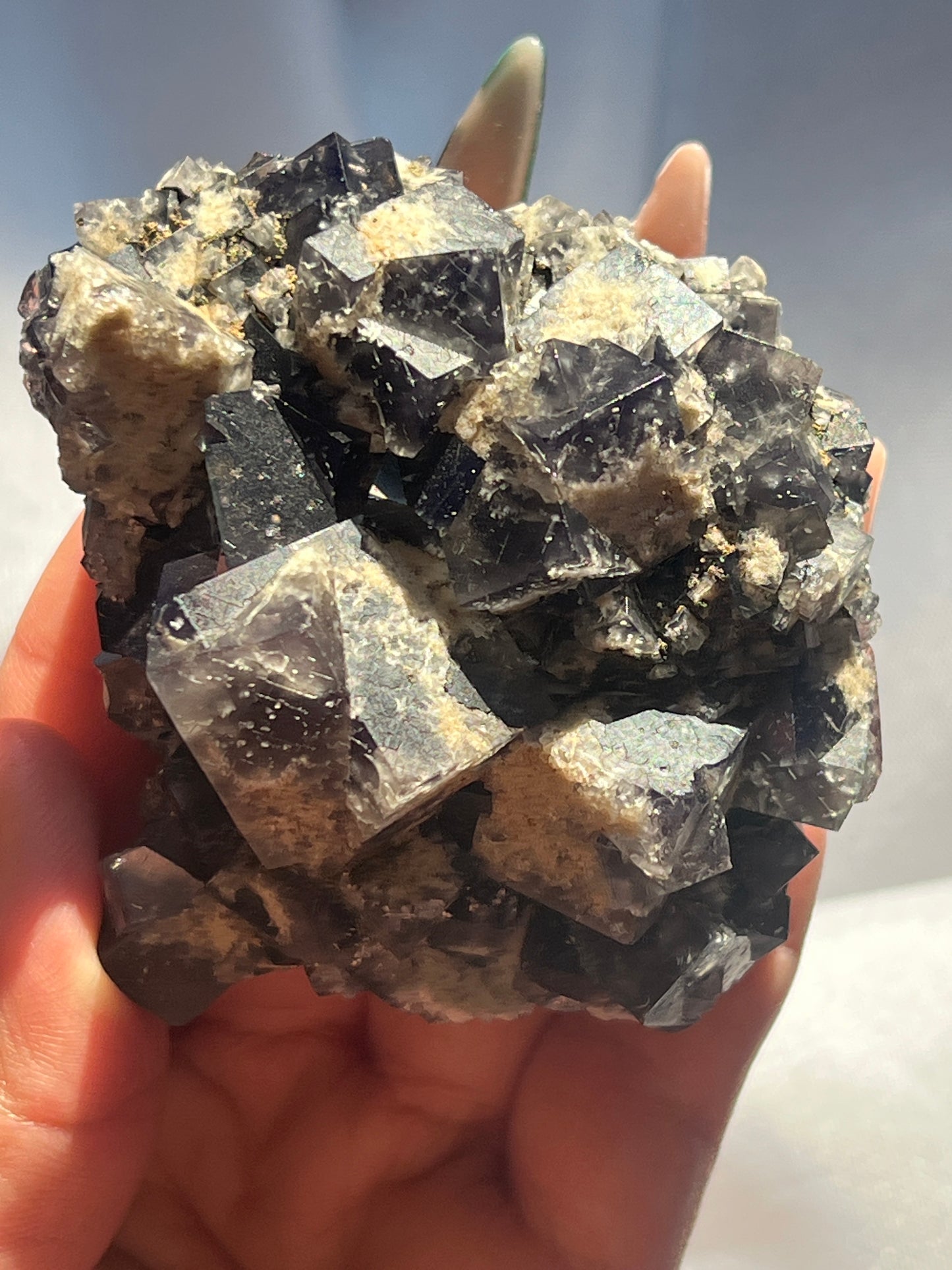 Yum Yum Pocket UK Fluorite Clusters
