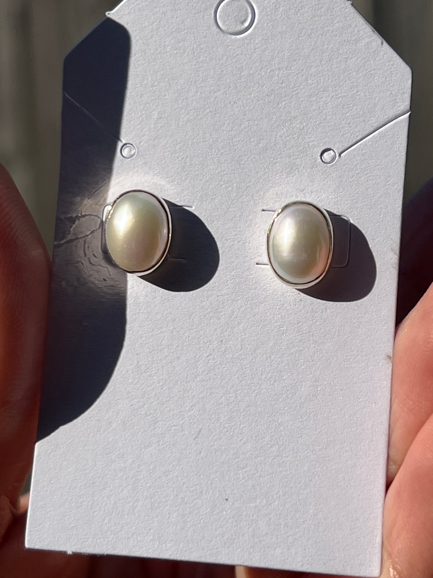 “Timeless” Pearl Stud Earrings