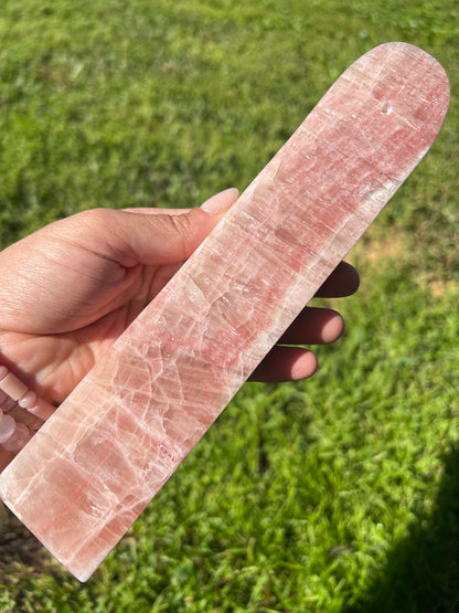 “Rose Oud” Rose Calcite Incense Holders