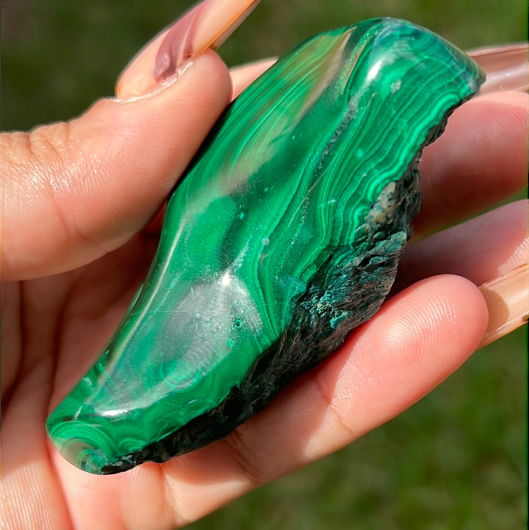 “Saddle Up” Malachite Free Form