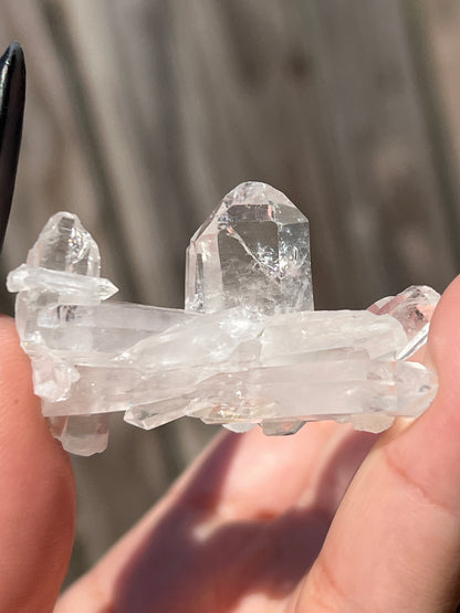 “Crystalline” Medium Faden Quartz Clusters