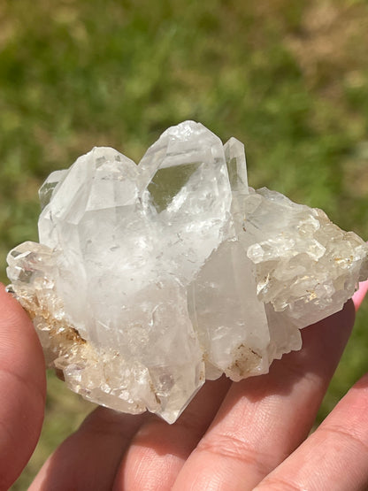 “Crystalline” Large Faden Quartz Cluster