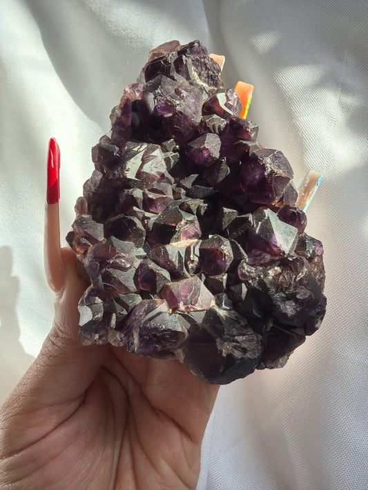 “Interstellar” Extraterrestrial Amethyst Cluster