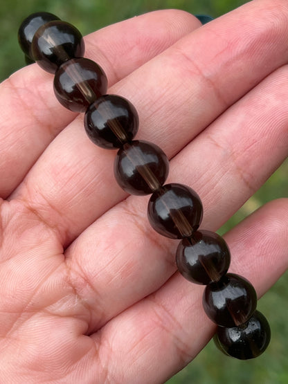 “Oak Barrel” Smoky Quartz Bracelet